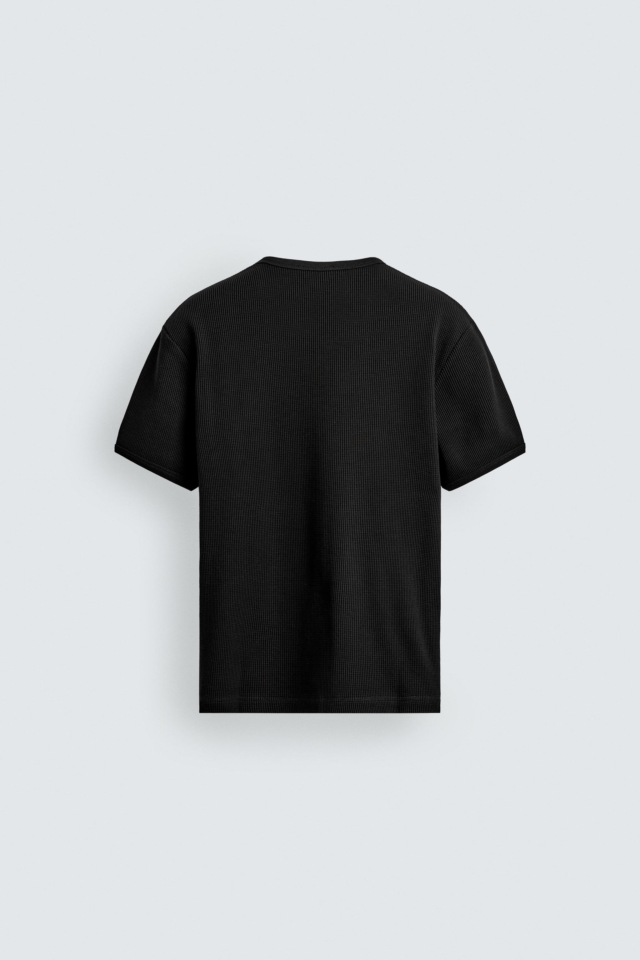 WAFFLE KNIT T-SHIRT